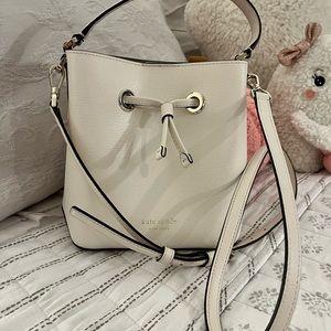 Kate spade New York EVA Cream Color Small Bucket Bag